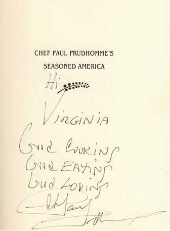 Chef Paul Prudhomme Signature