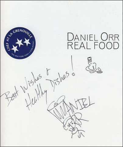 Daniel Orr Real Food Signed Cookbook