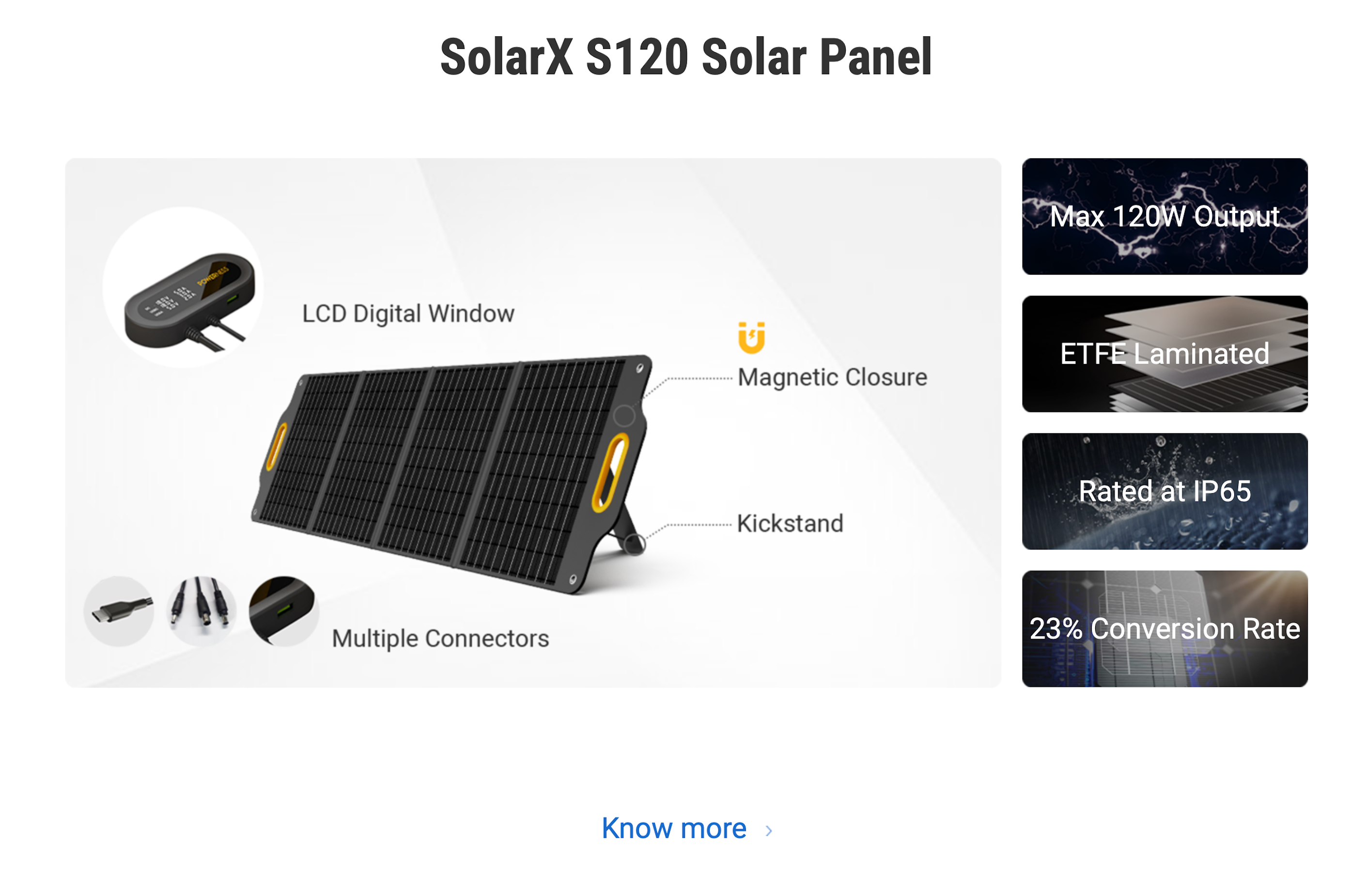 Powerness Solar Generator 1000