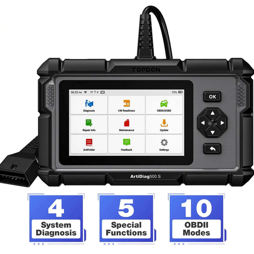TOPDON ArtiDiag900 Lite Outil de diagnostic bidirectionnel OBD2 Scanner  Outil de diagnostic auto pour Tous les systèmes - Cdiscount Auto