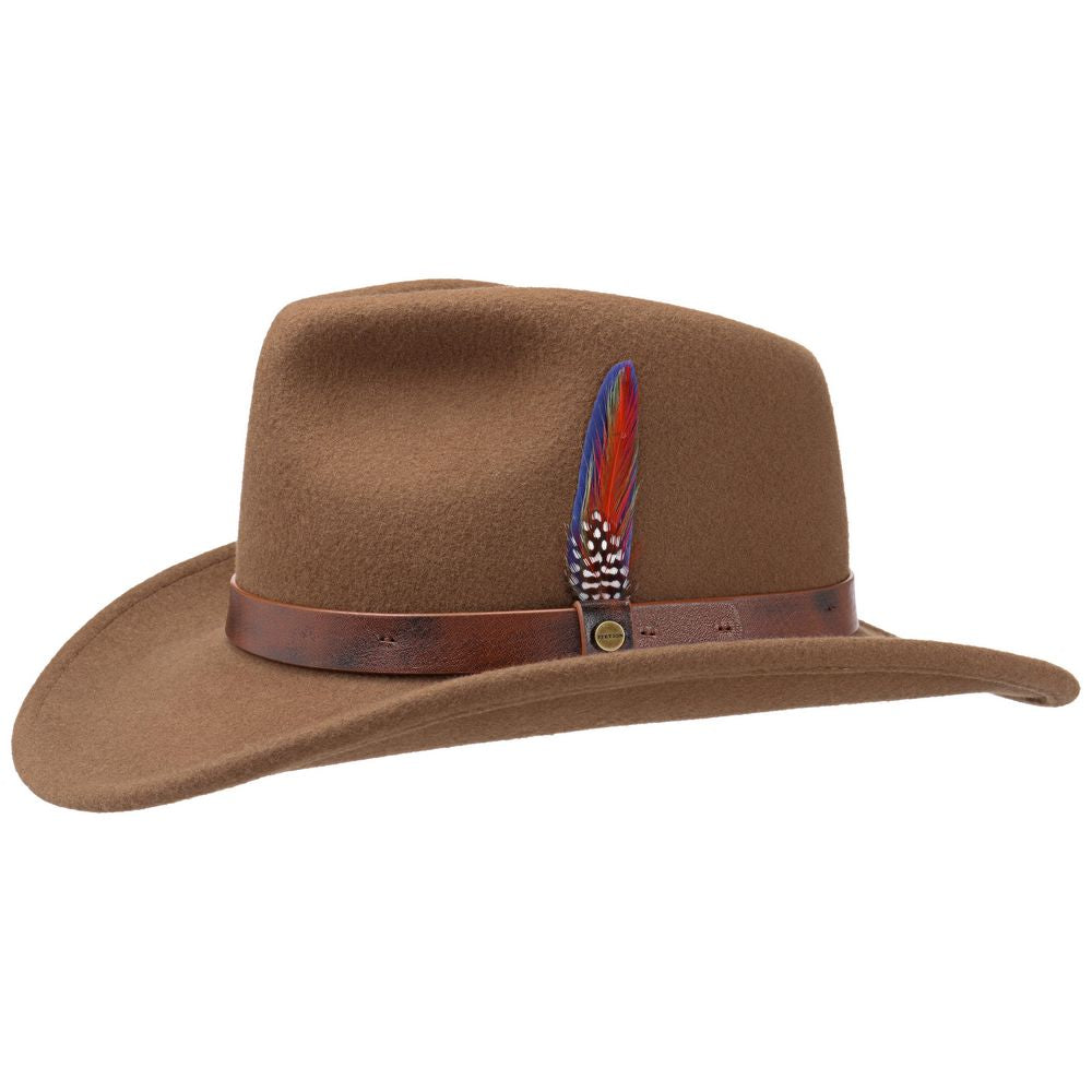 Køb Stetson Aussie Western Hat - Brun til Kr. 849.00 DKK i The Prince Webshop
