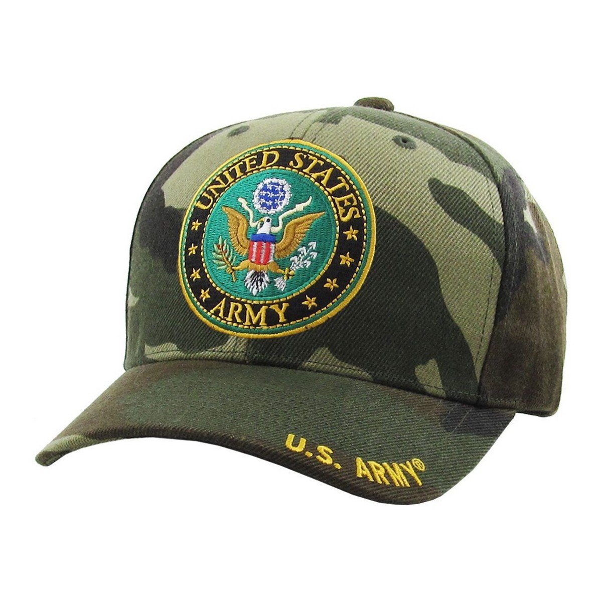 US ARMY SEAL Baseball Cap - Grøn Camo - Hat fra Ethos hos The Prince Webshop