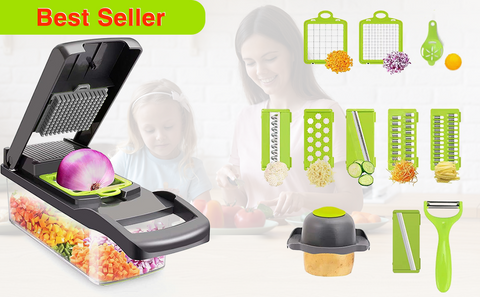 12-IN-1 Multi-Function Food Chopper🥗BUY 2 GET EXTRA 10% OFF