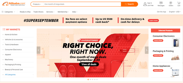 Alibaba dropshipping company