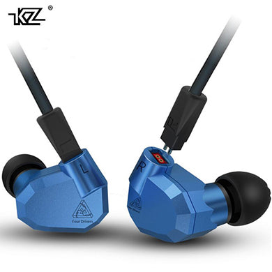 KZ ZS5 quad driver earphones