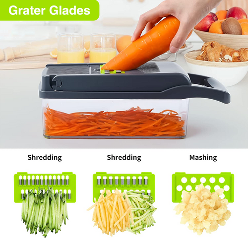 12 In 1 Multi-Function Vegetable Chopper Carrots Potatoes Manually