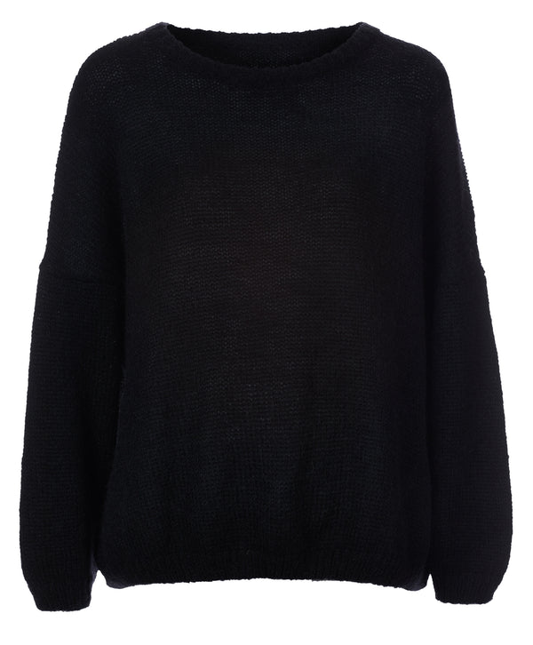 FR2】Feather Knit Pullover ブラック-