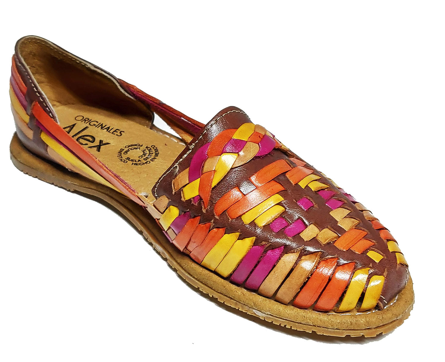 multicolor huarache sandals