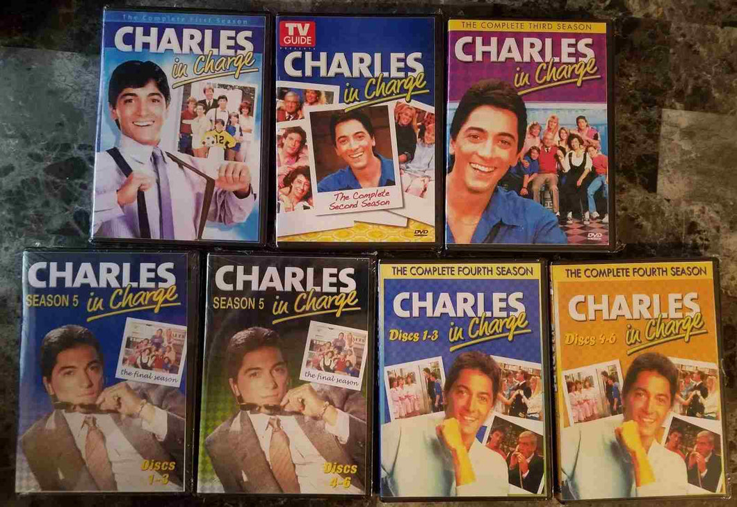 Charles In Charge Complete Tv Series 5 Seasons 1 2 3 4 5 21 Dvd Set Re Hardtofindtv