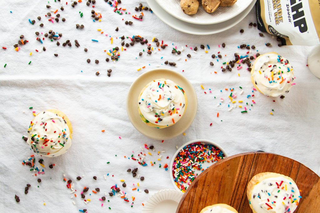 cookie dough funfetti cupcake recipe