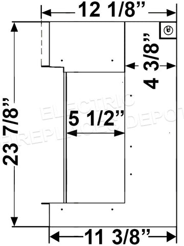 Dimplex Ignite XL Bold 50-In Smart Built-In Linear Electric Fireplace - 3-Sided Multi-Sided Electric Fireplace - XLF5017-XD - Dims