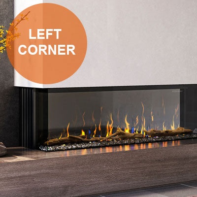 Dimplex Ignite XL Bold Smart Built-In Linear Electric Fireplace - 3-Sided Multi-Sided Electric Fireplace - Left Corner