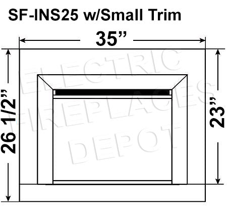 Hearth & Home SimpliFire Format 60-inch Floating Mantel Wall Mount Electric Fireplace in White SF-FM60-WH Clearance