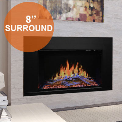 Modern Flames Orion Traditional 30" Heliovision Virtual Built-In Electric Firebox Large Surround