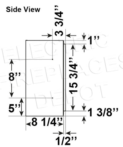 SimpliFire Forum 55'' Outdoor Built-in Electric Fireplace