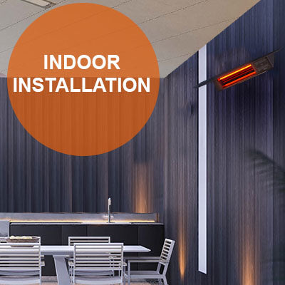 Dimplex DIRP 1500W Outdoor Indoor Electric Heater | DIRP Infrared Electric Heater | DIRP15A10GR Installation
