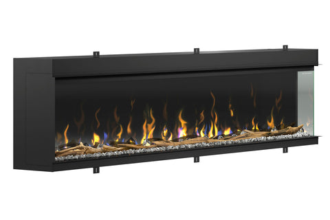 Image of Dimplex Ignite XL Bold 100-In Smart Built-In Linear Electric Fireplace - 3-Sided Multi-Sided Electric Fireplace - XLF10017-XD