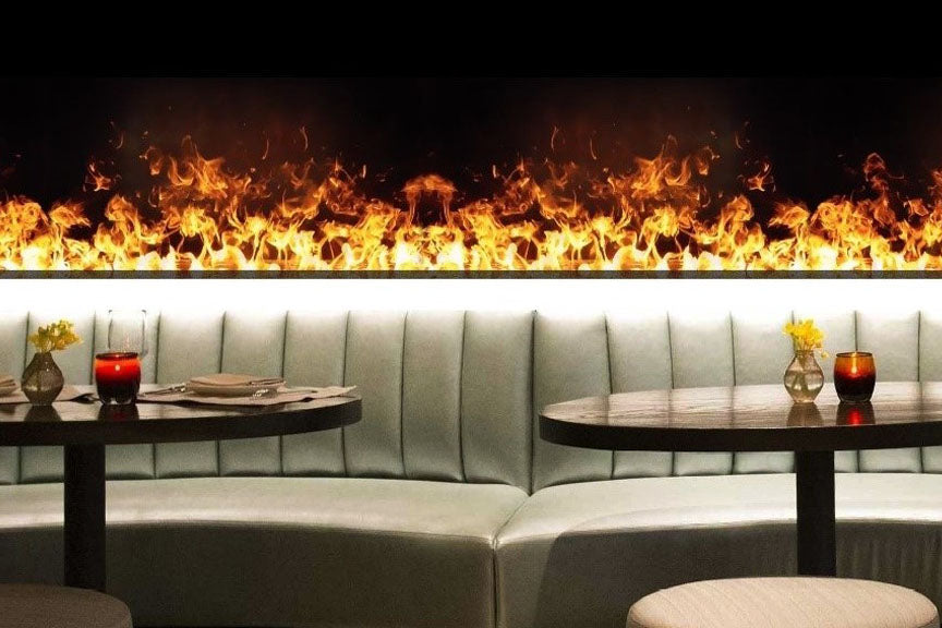 electric mist fireplace