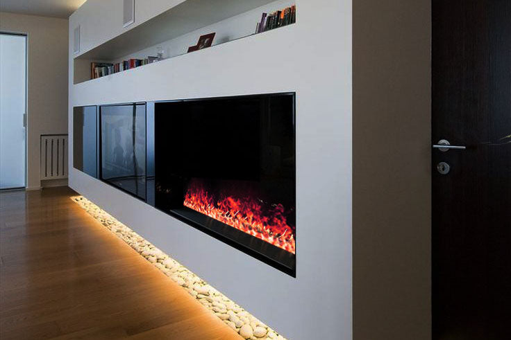 electric mist fireplace