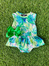 Bowtism Exclusive Florida Romper with Matching Bow