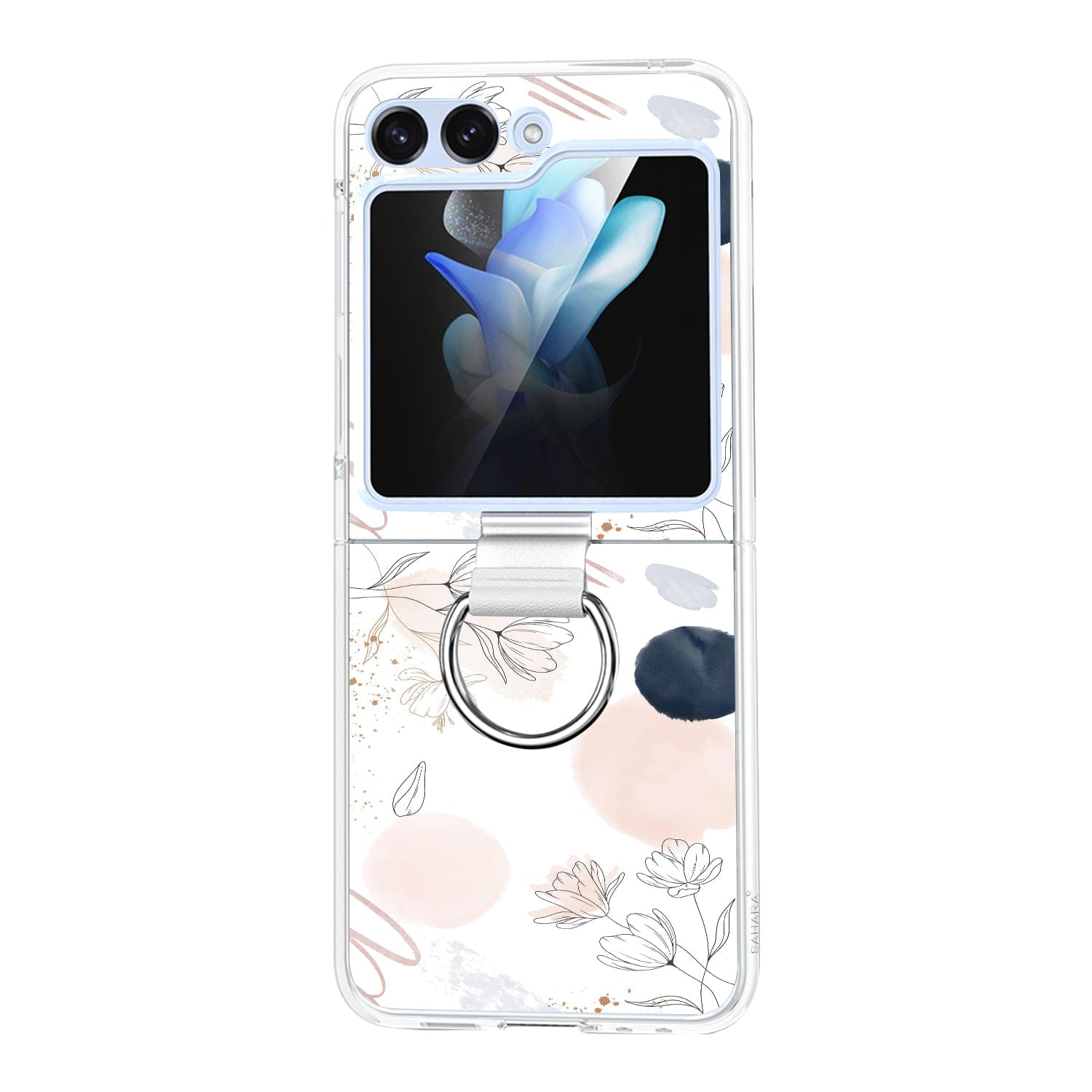Inspire Series Floral Hard Shell Case with Ring - Samsung Galaxy Z Flip6