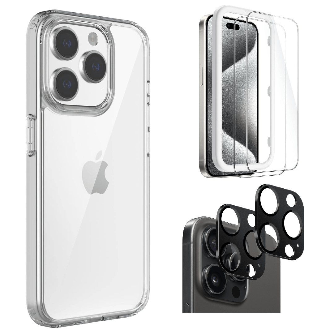 Clear Shockproof Defender Hybrid Case For iPhone 15 Pro Max 14 13 12 11 XS  XR 87