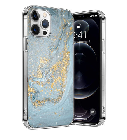 SaharaCase Marble Series - Blue Marble for iPhone 13 Pro Max