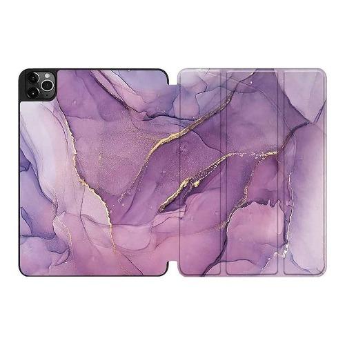 SaharaCase Marble Series Case for Apple iPhone 13 Pro Purple/Gold