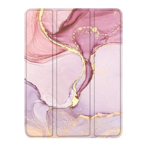 SaharaCase - Marble Folio Case for Apple iPad Pro 11" (3rd Gen 2021) - Pink - Sahara Case LLC