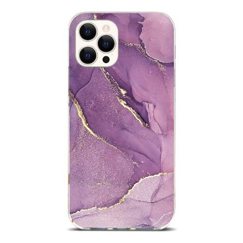 Purple Marble Iphone 12 Pro Max Case Saharacase