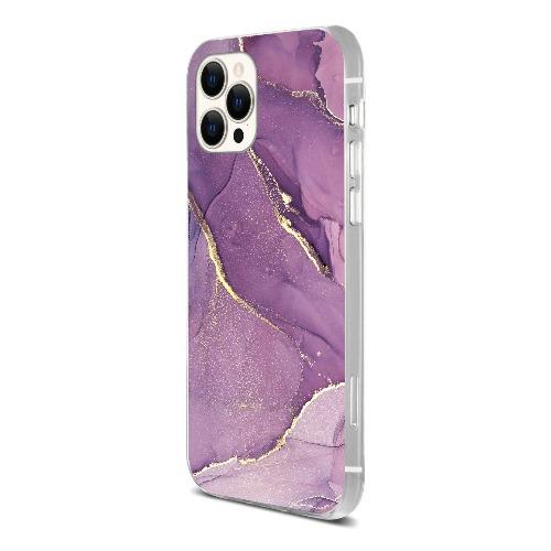 Purple Marble Iphone 12 Pro Max Case Saharacase