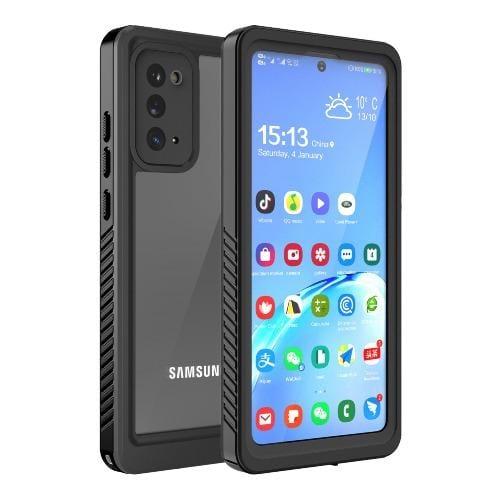 Black Samsung Galaxy Note20 Waterproof Case