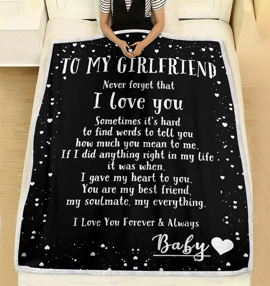 blanket gift for girlfriend