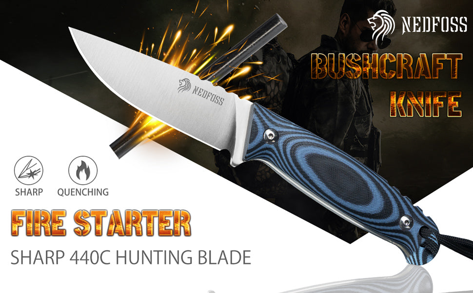 Hyenas Full Tang Fixed Blade Knife