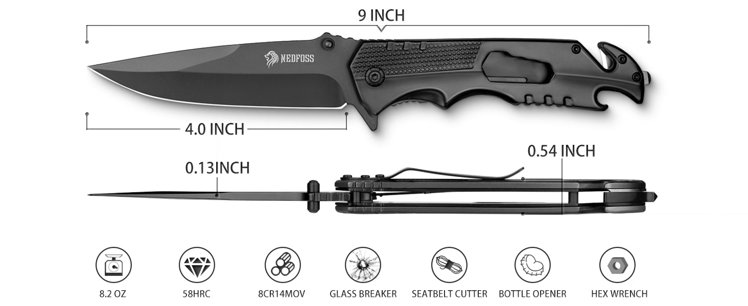 NedFoss FA48 Pocket Knife