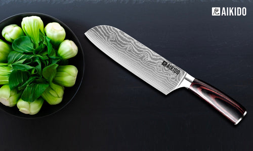  PAUDIN Paring Knife and Santoku Knife: Home & Kitchen