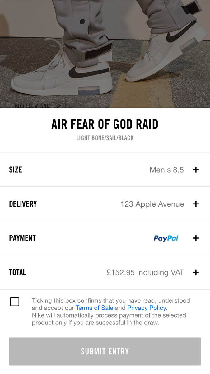 snkrs paypal