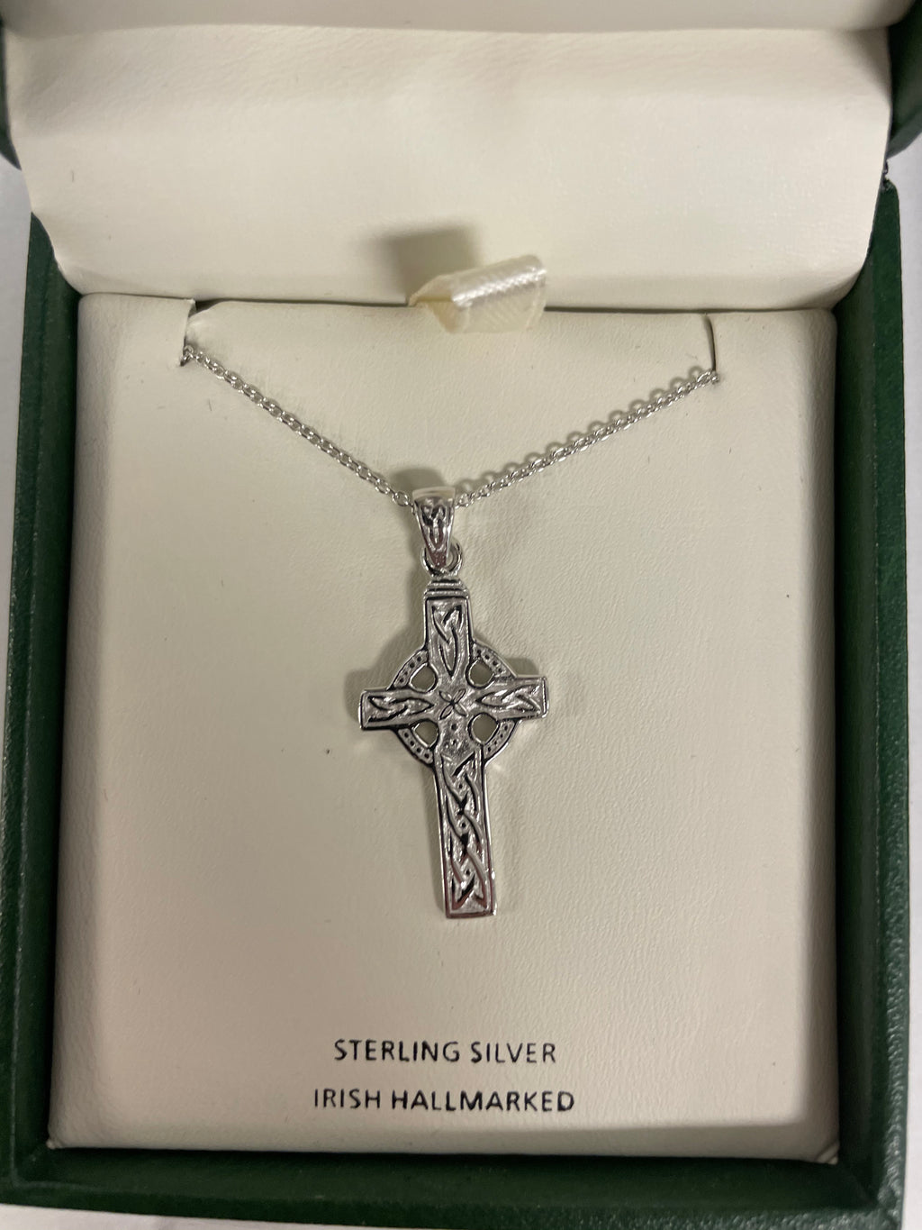 Sterling Silver Large Celtic cross S MA57 – Kathleen's of Donegal