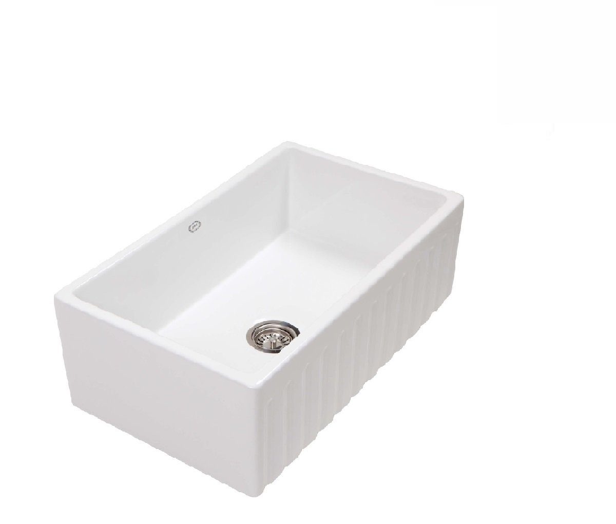 1901 Ribbleton Sink 755mm Fireclay White AB5600-SSW