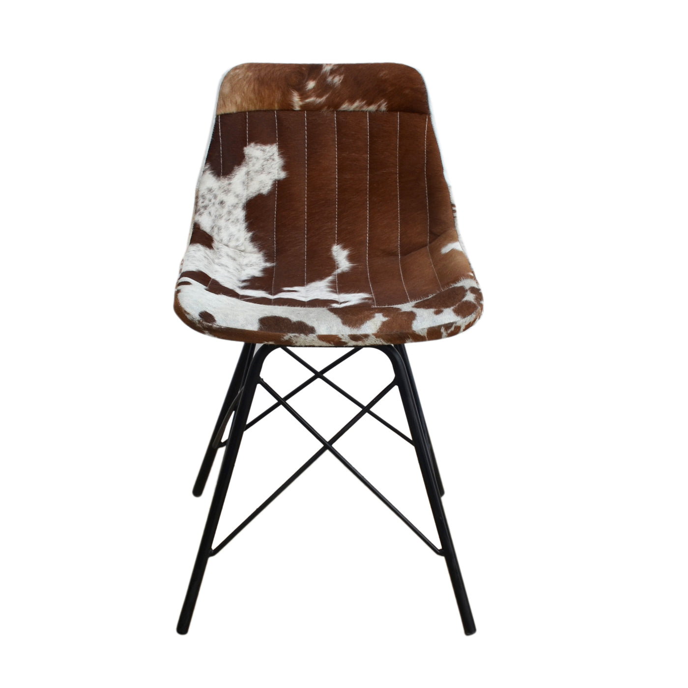 Tulip Cowhide Office Chair Sapphire Decor