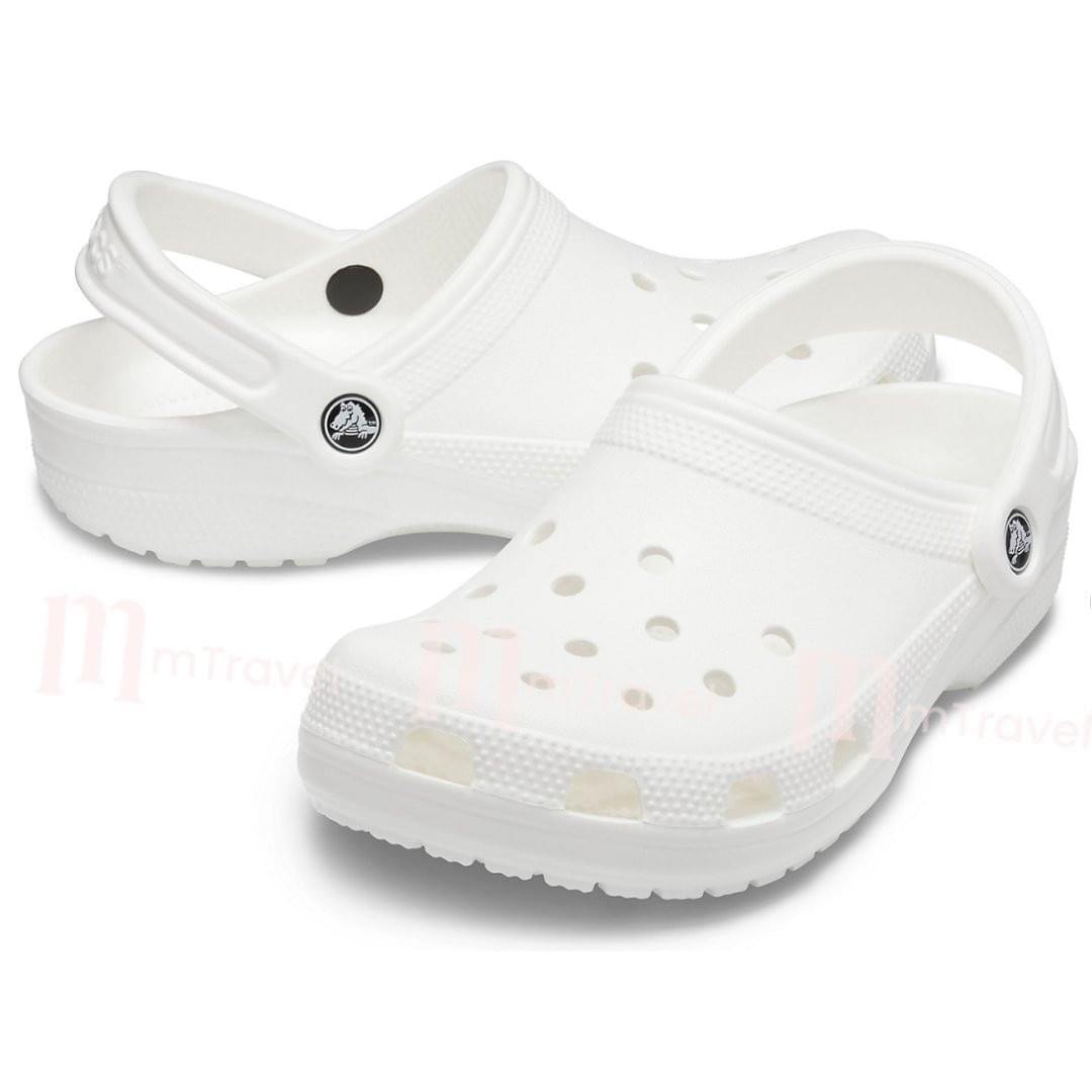 crocs classic clog white