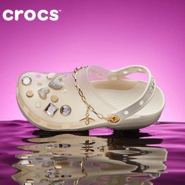 crocs embellished clog