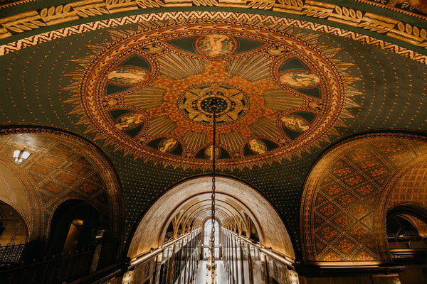 Fisher Building Detroit - Pure Detroit Tour Ceiling and Hall