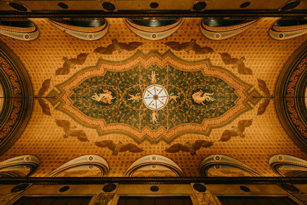 Fisher Building Detroit - Pure Detroit Tour Interior Ceiling