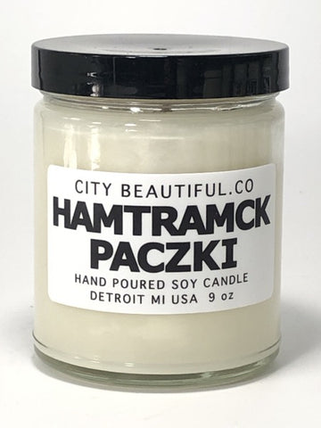 Hamtramck Paczki Candle by City Beautiful Co for Pure Detroit