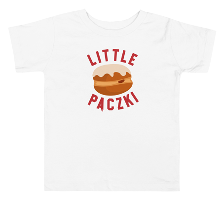 Little Paczki Toddler T-shirt - Paczki Day - Red and White