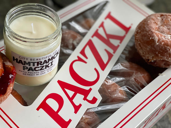 Paczki Day in Hamtramck Detroit - Hamtramck Paczki Candle