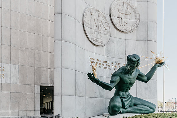 Veteran's Memorial Building - Detroit - Marshall Fredericks - Pure Detroit Blog