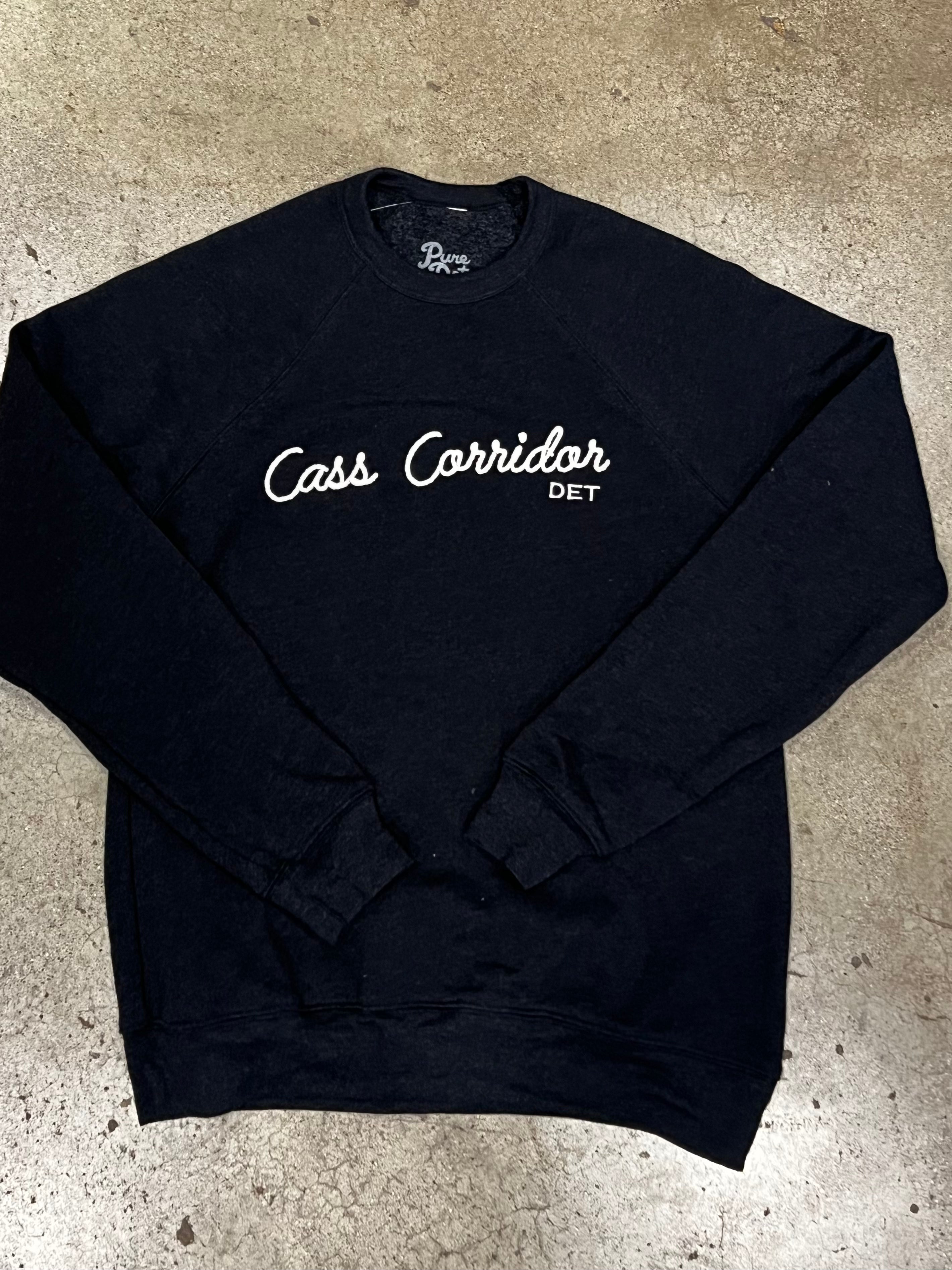 Case Corridor Pullover- Embroidered/ Black / Unisex