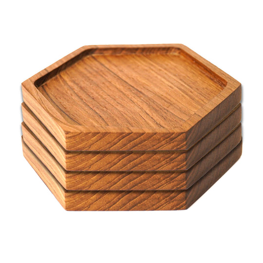  Barkless Natural Wood Coasters (4-Pack or 6-Pack) : Handmade  Products